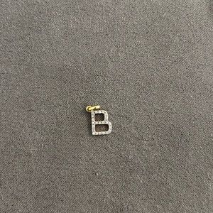 Zoe Lev - 14k Diamond Initial Pendant (Letter B)